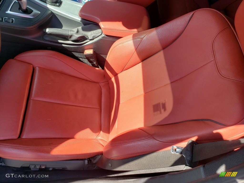 2014 3 Series 328i xDrive Sedan - Black Sapphire Metallic / Coral Red/Black photo #8