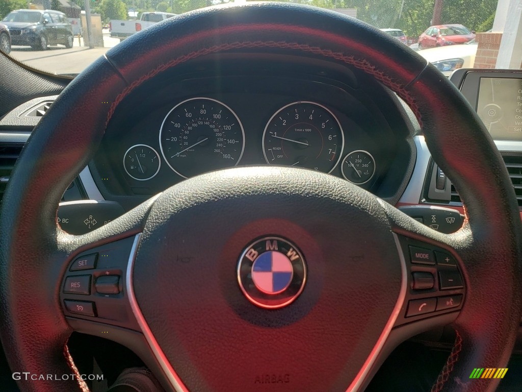 2014 3 Series 328i xDrive Sedan - Black Sapphire Metallic / Coral Red/Black photo #11