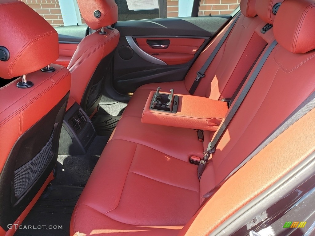 2014 3 Series 328i xDrive Sedan - Black Sapphire Metallic / Coral Red/Black photo #30