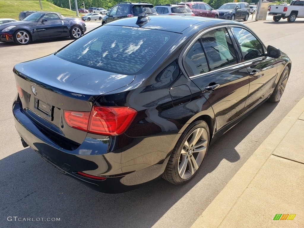 2014 3 Series 328i xDrive Sedan - Black Sapphire Metallic / Coral Red/Black photo #37