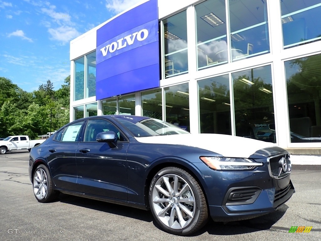 Denim Blue Metallic 2020 Volvo S60 T6 AWD Momentum Exterior Photo #138314366