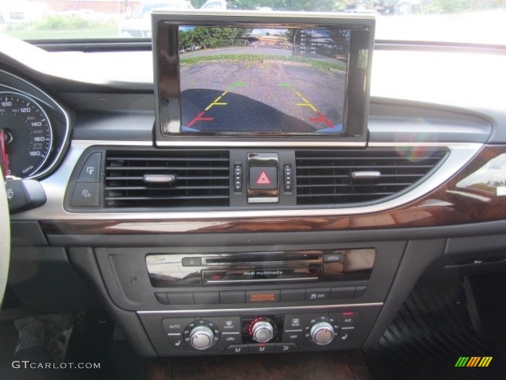 2014 A6 2.0T quattro Sedan - Ibis White / Nougat Brown photo #15