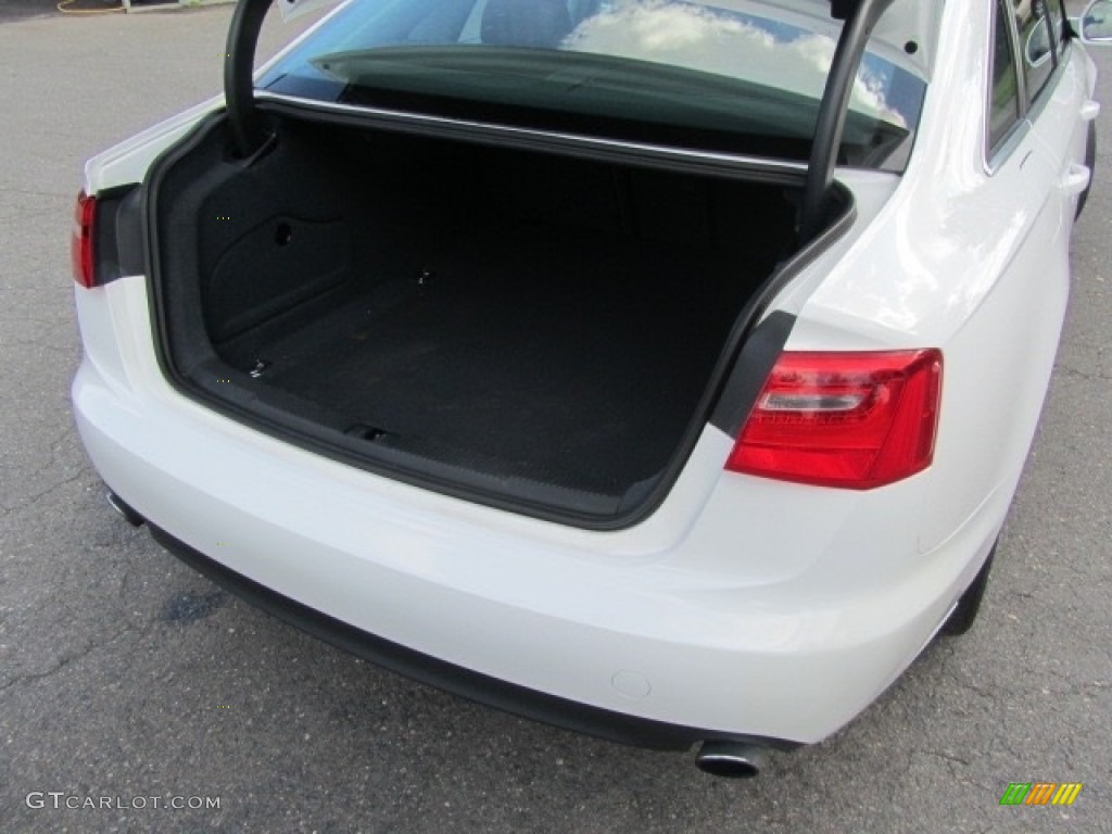 2014 A6 2.0T quattro Sedan - Ibis White / Nougat Brown photo #20
