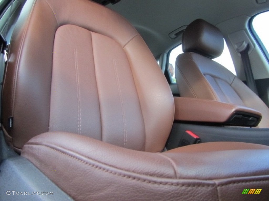 2014 A6 2.0T quattro Sedan - Ibis White / Nougat Brown photo #22