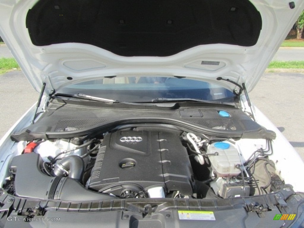 2014 A6 2.0T quattro Sedan - Ibis White / Nougat Brown photo #25