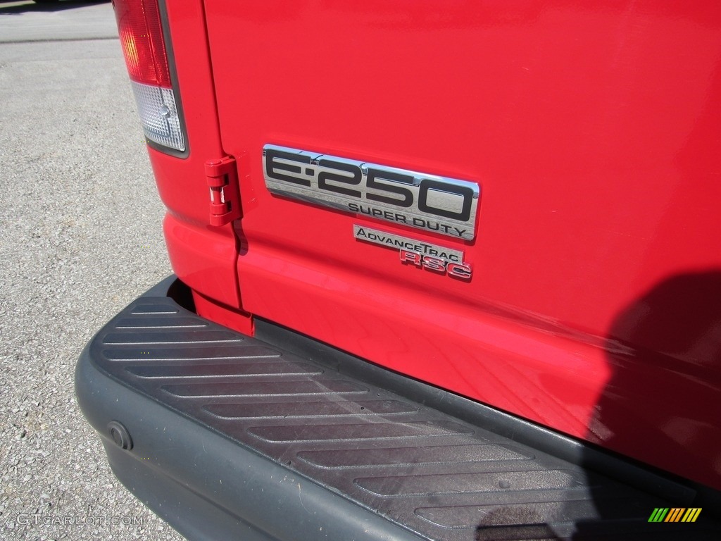 2014 E-Series Van E250 Cargo Van - Vermillion Red / Medium Flint photo #10