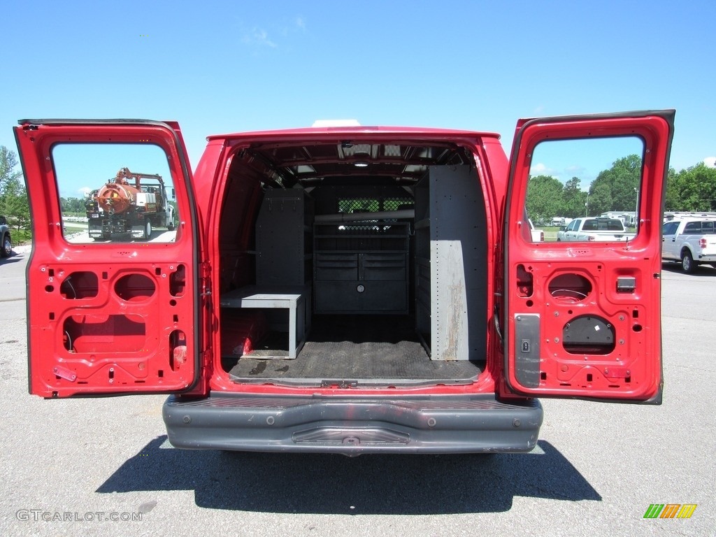 2014 E-Series Van E250 Cargo Van - Vermillion Red / Medium Flint photo #11