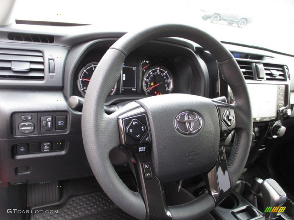 2020 Toyota 4Runner TRD Off-Road 4x4 Black Steering Wheel Photo #138315592