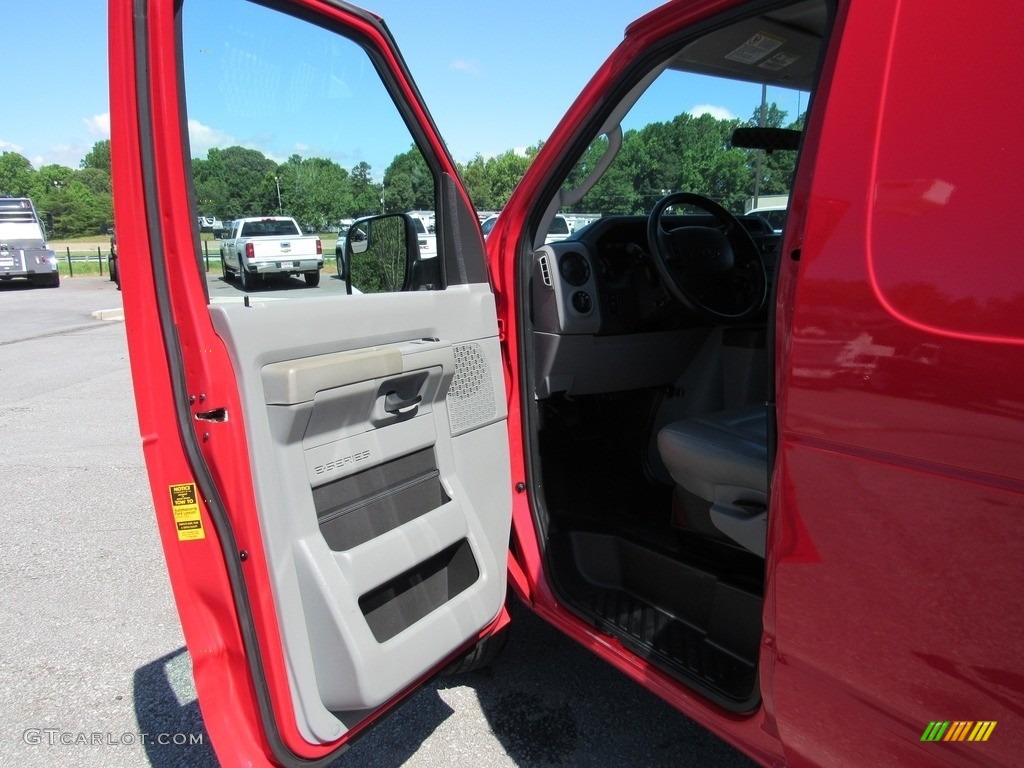 2014 E-Series Van E250 Cargo Van - Vermillion Red / Medium Flint photo #27