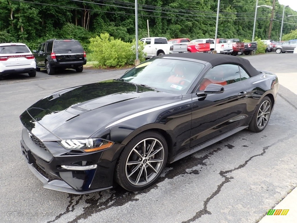 2019 Mustang EcoBoost Premium Convertible - Shadow Black / Showstopper Red photo #6