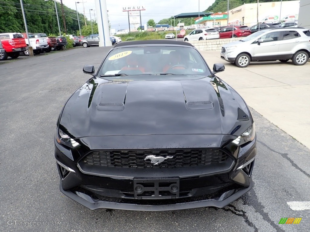 2019 Mustang EcoBoost Premium Convertible - Shadow Black / Showstopper Red photo #7