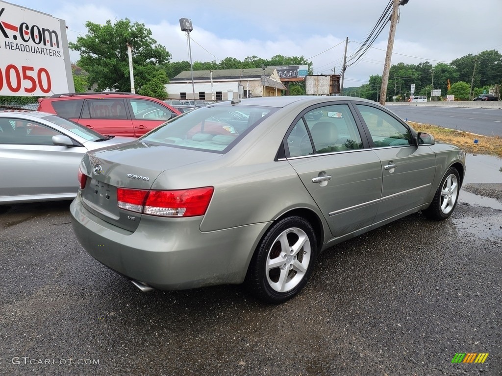 2008 Sonata Limited V6 - Steel Gray / Beige photo #3