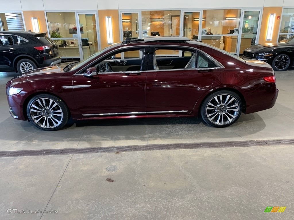 2017 Continental Select AWD - Burgundy Velvet / Cappuccino photo #2