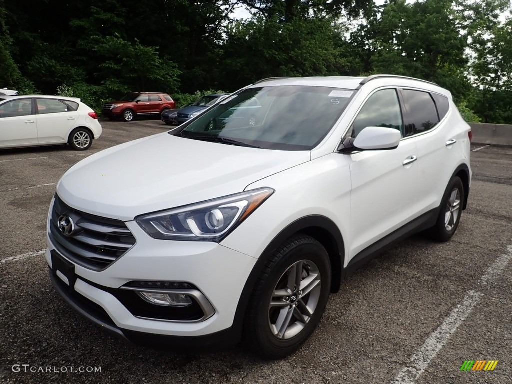 2017 Pearl White Hyundai Santa Fe Sport AWD 138306472