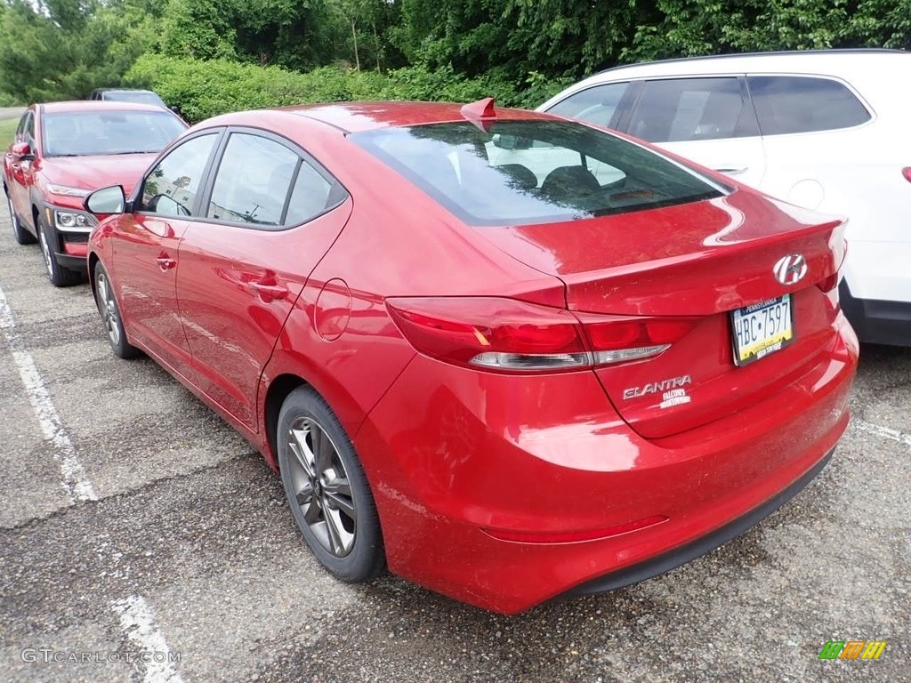 2017 Elantra Value Edition - Red / Black photo #2