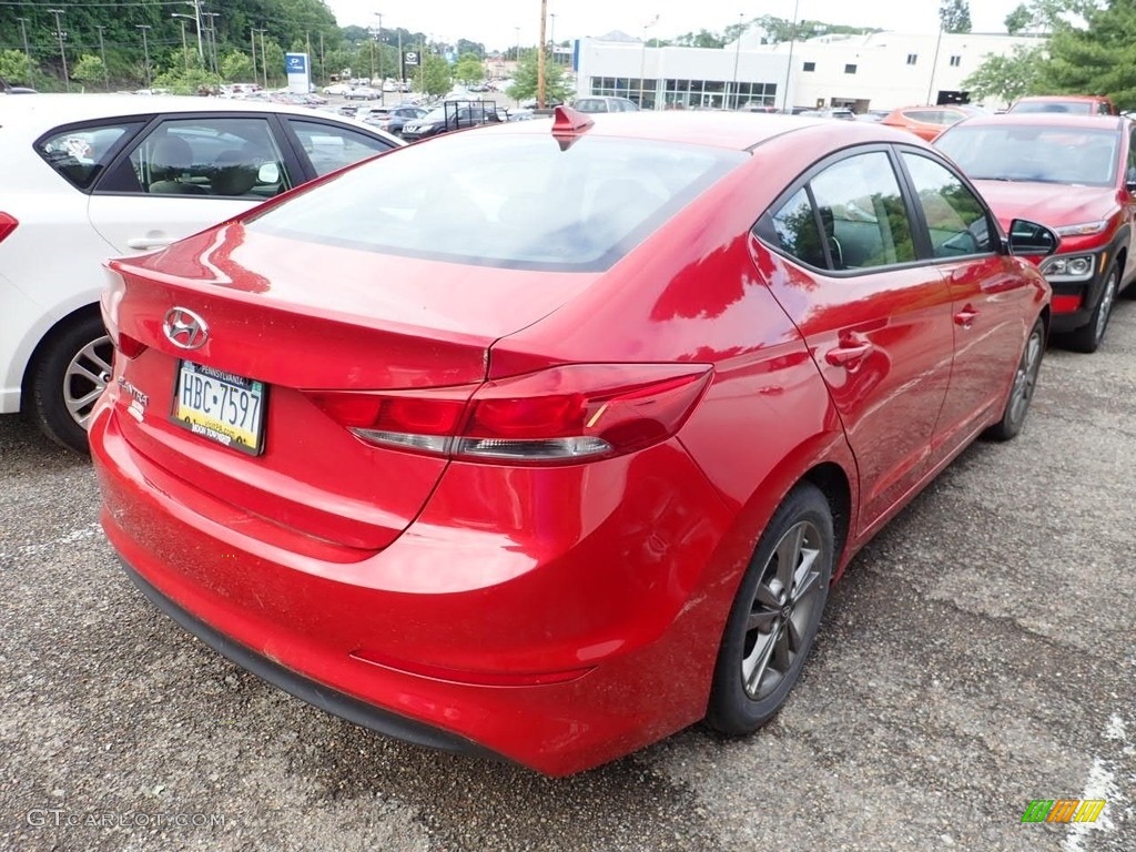 2017 Elantra Value Edition - Red / Black photo #4
