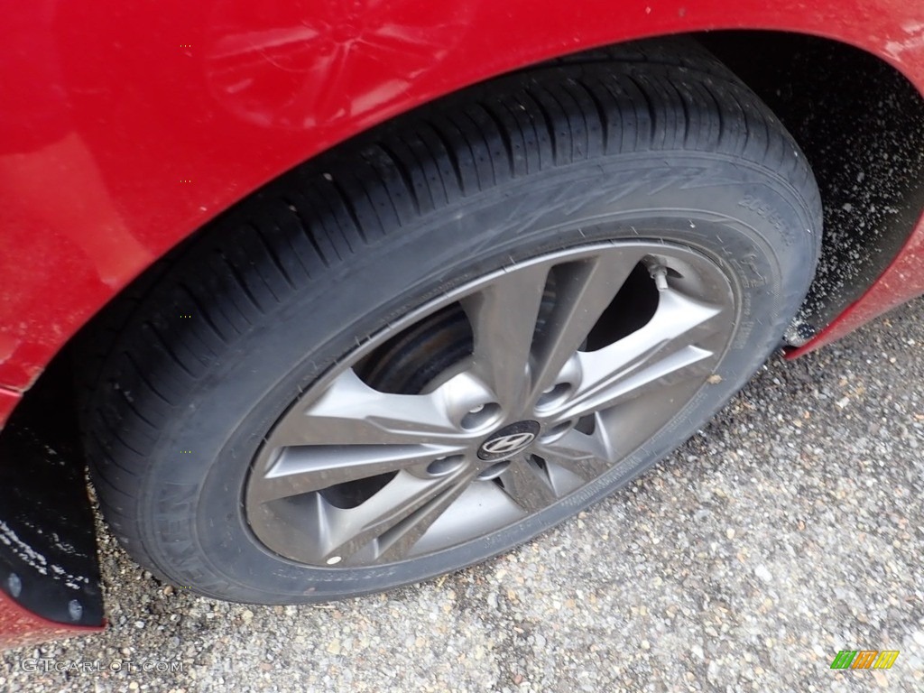 2017 Elantra Value Edition - Red / Black photo #5