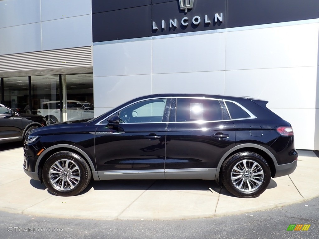 Infinite Black 2019 Lincoln Nautilus Select AWD Exterior Photo #138319482