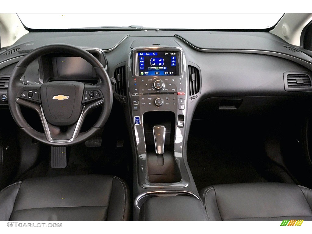 2013 Chevrolet Volt Standard Volt Model Jet Black/Dark Accents Dashboard Photo #138319770