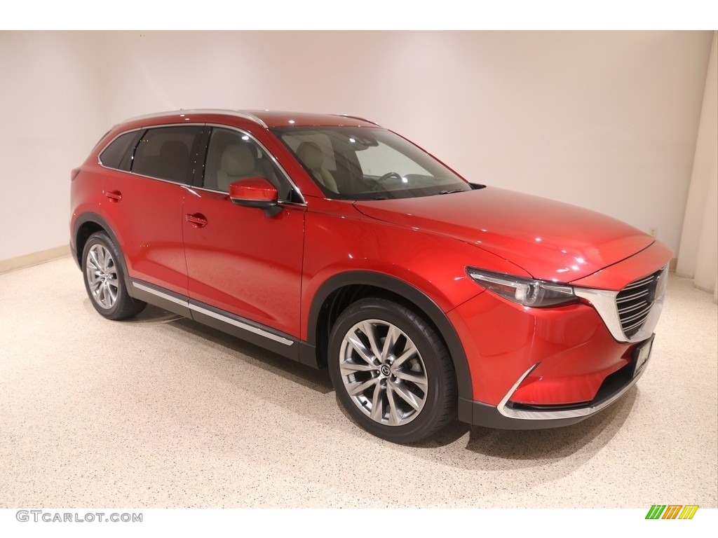 2017 CX-9 Grand Touring AWD - Soul Red Metallic / Sand photo #1