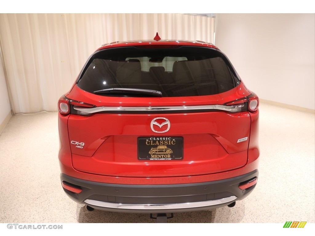 2017 CX-9 Grand Touring AWD - Soul Red Metallic / Sand photo #4