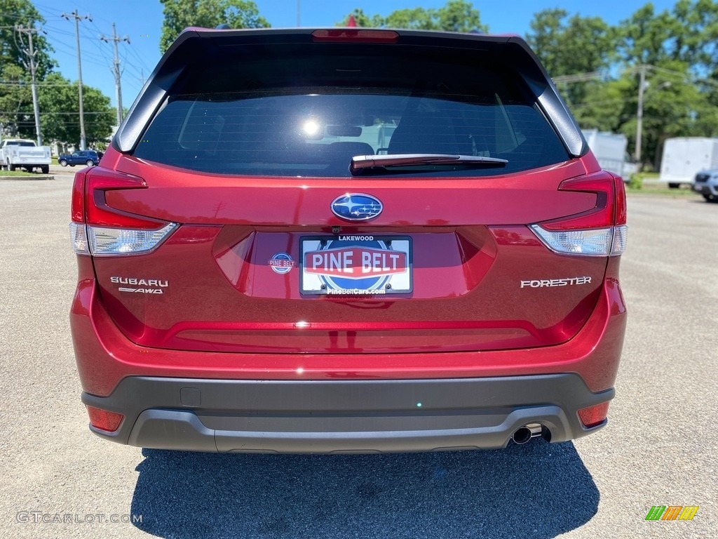 2020 Forester 2.5i Premium - Crimson Red Pearl / Gray photo #6