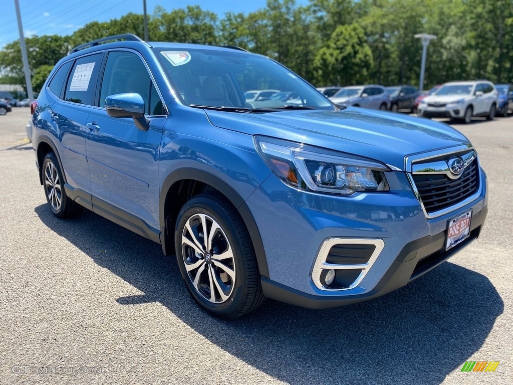 2020 Forester 2.5i Limited - Horizon Blue Pearl / Gray photo #1