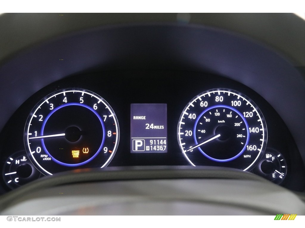 2011 G 25 x AWD Sedan - Liquid Platinum / Graphite photo #9