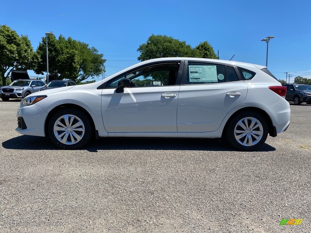 2020 Impreza 5-Door - Crystal White Pearl / Black photo #3