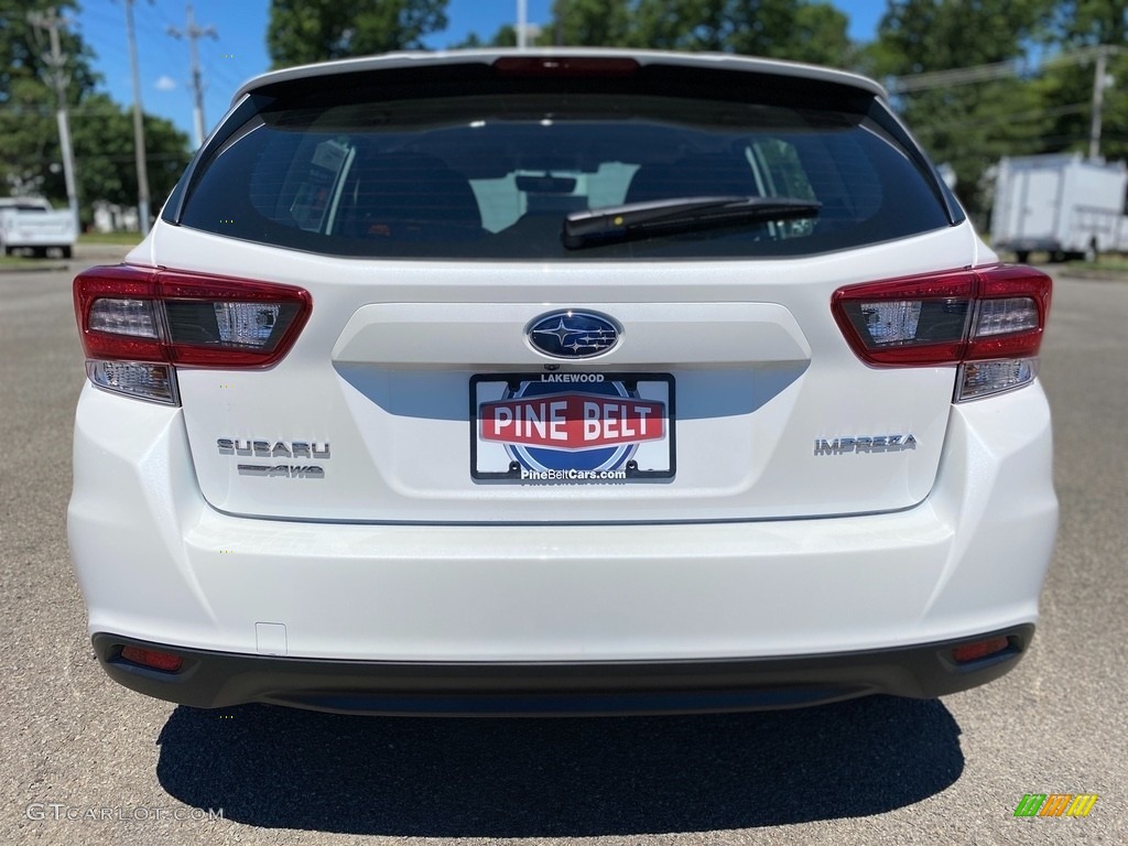 2020 Impreza 5-Door - Crystal White Pearl / Black photo #5