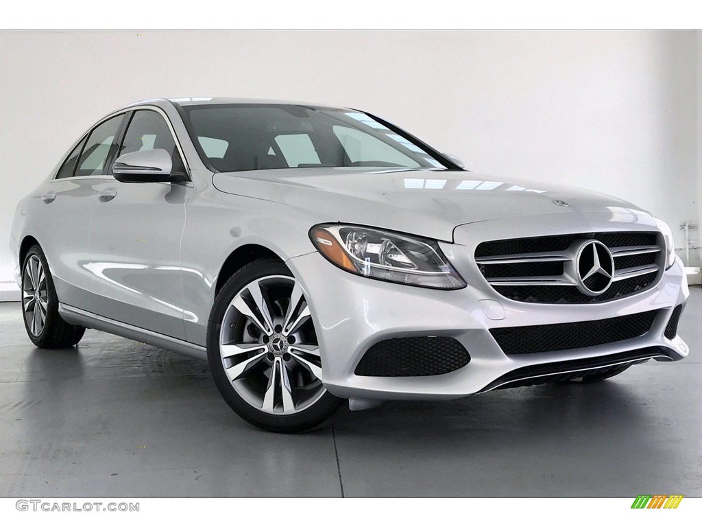 Iridium Silver Metallic 2018 Mercedes-Benz C 300 Sedan Exterior Photo #138321948