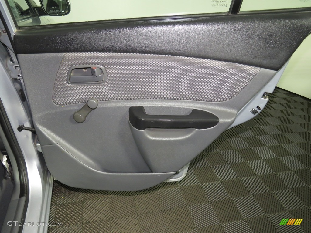 2010 Rio LX Sedan - Clear Silver / Gray photo #22