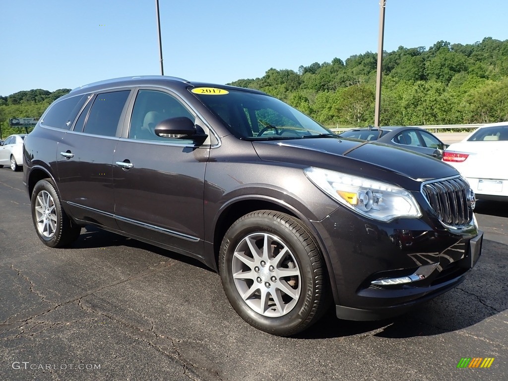 2017 Enclave Leather AWD - Iridium Metallic / Light Titanium photo #4