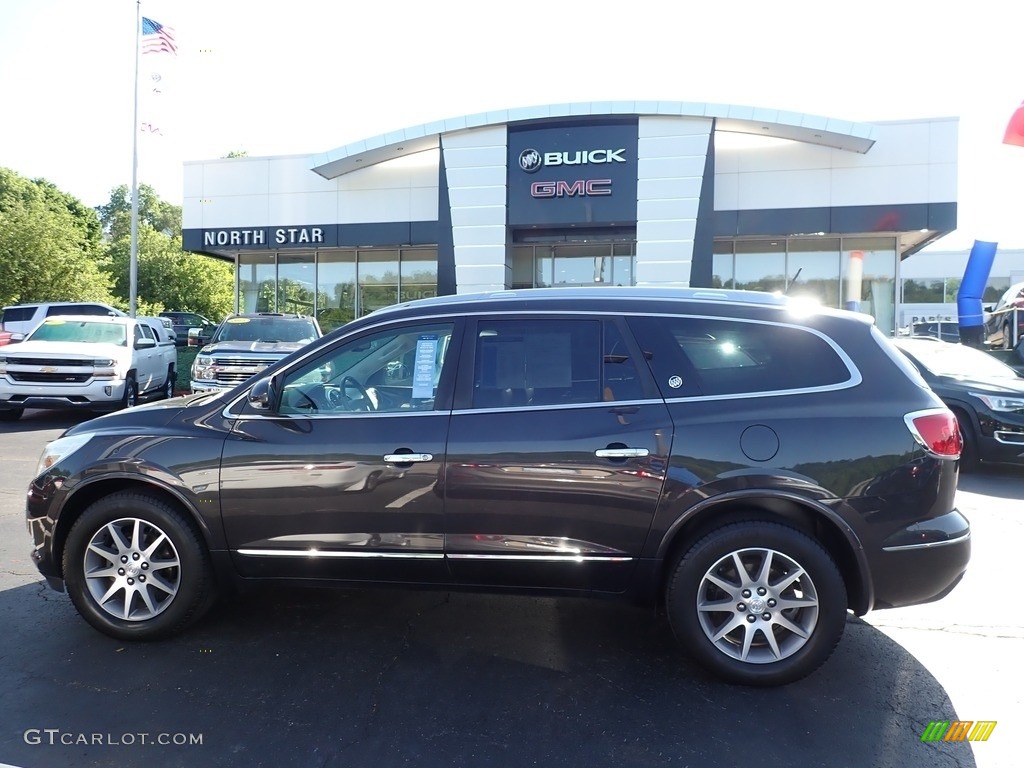 2017 Enclave Leather AWD - Iridium Metallic / Light Titanium photo #13