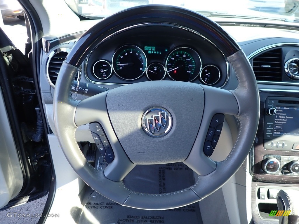 2017 Enclave Leather AWD - Iridium Metallic / Light Titanium photo #24
