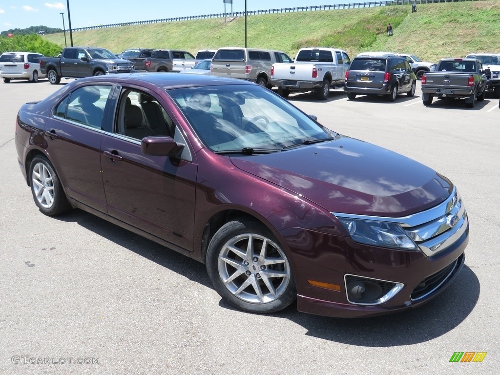 2011 Fusion SEL - Red Candy Metallic / Medium Light Stone photo #2