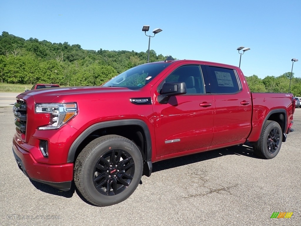 Red Quartz Tintcoat 2020 GMC Sierra 1500 Elevation Crew Cab 4WD Exterior Photo #138325254