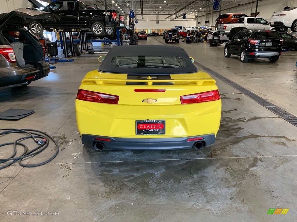 2017 Camaro LT Convertible - Bright Yellow / Jet Black photo #4