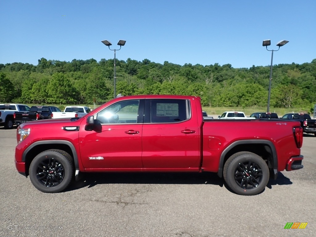 Red Quartz Tintcoat 2020 GMC Sierra 1500 Elevation Crew Cab 4WD Exterior Photo #138325431