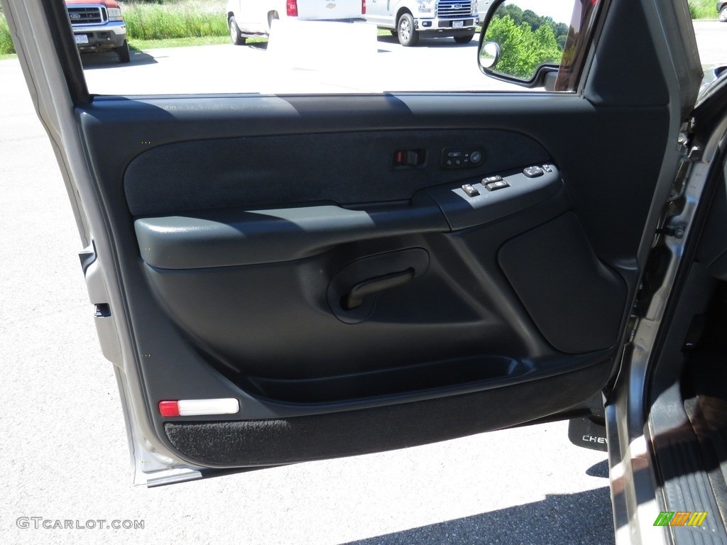 2002 Silverado 1500 LT Extended Cab - Light Pewter Metallic / Graphite Gray photo #15
