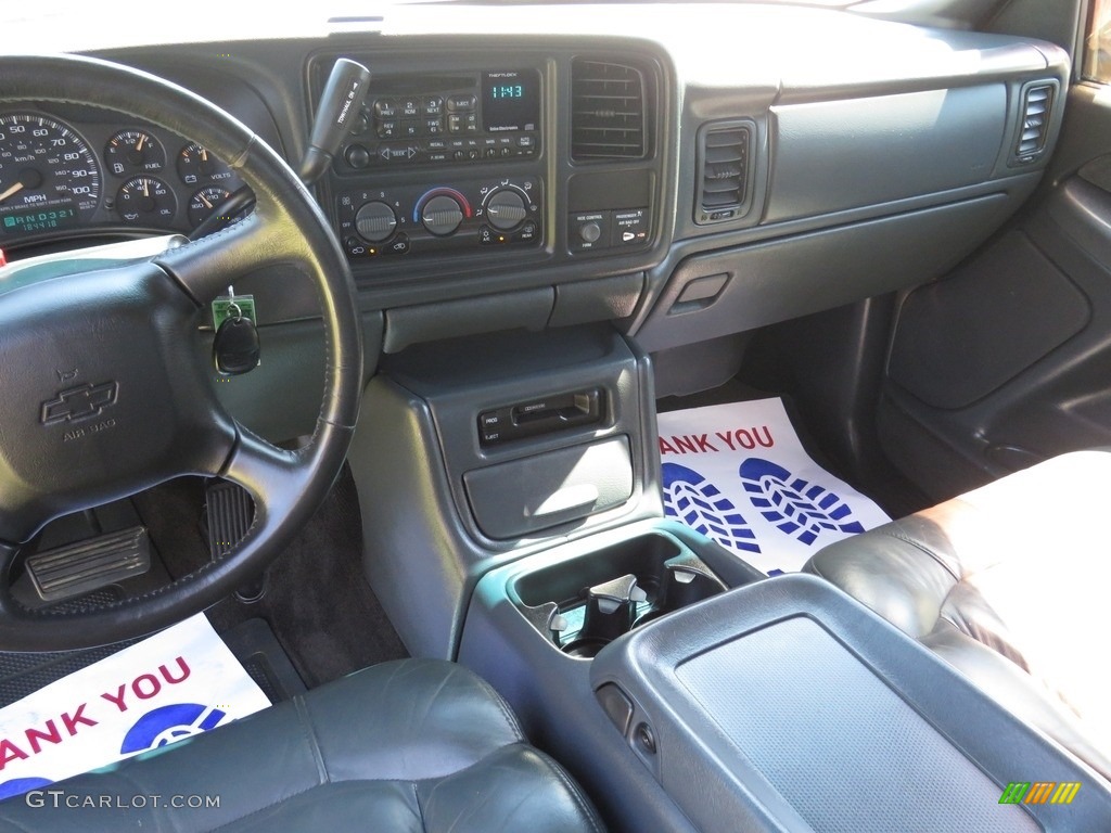 2002 Silverado 1500 LT Extended Cab - Light Pewter Metallic / Graphite Gray photo #27