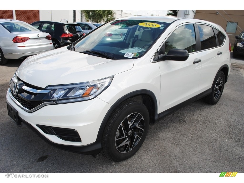 White Diamond Pearl 2016 Honda CR-V SE AWD Exterior Photo #138326205