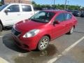 2014 Red Brick Nissan Versa 1.6 SV Sedan  photo #6