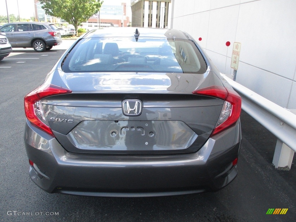 2017 Civic EX Sedan - Modern Steel Metallic / Gray photo #4