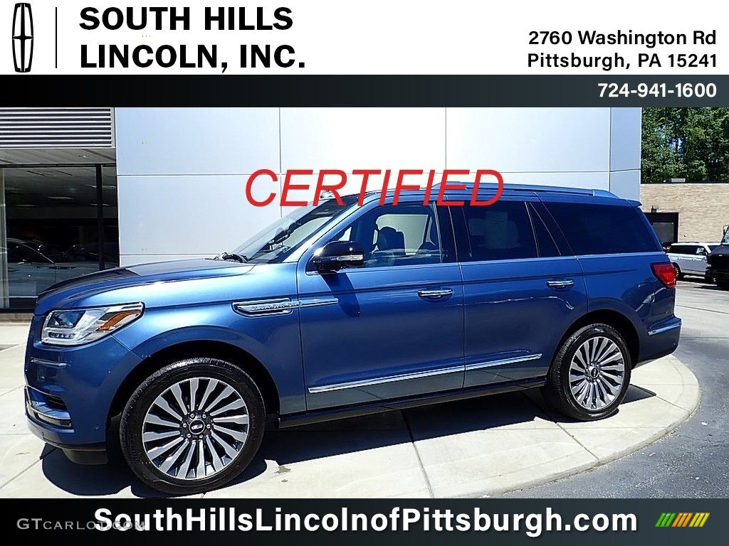 Blue Diamond Metallic Lincoln Navigator