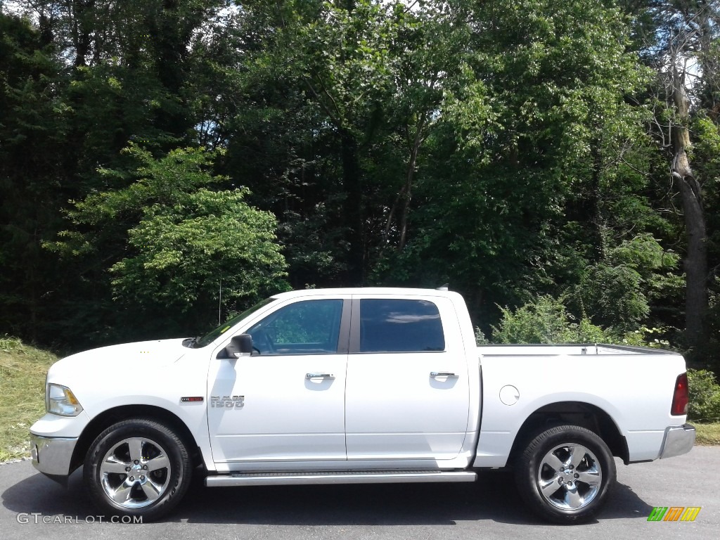 2017 1500 Big Horn Crew Cab 4x4 - Bright White / Black/Diesel Gray photo #1