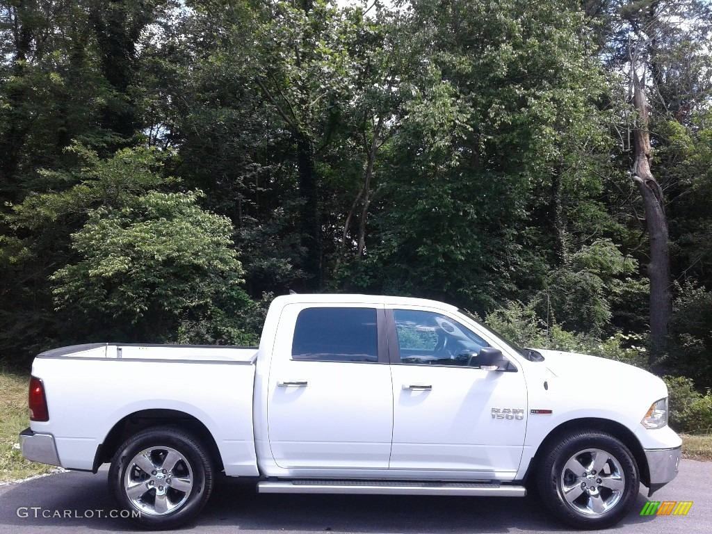 Bright White 2017 Ram 1500 Big Horn Crew Cab 4x4 Exterior Photo #138329714