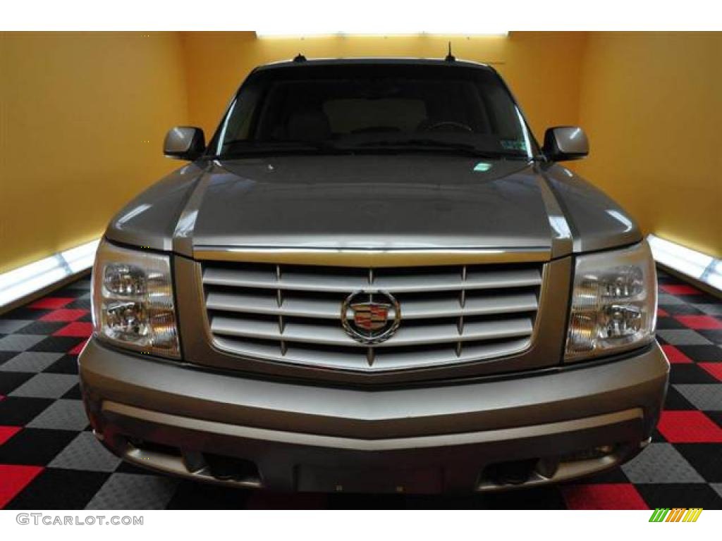 2003 Escalade AWD - Silver Sand / Shale photo #2