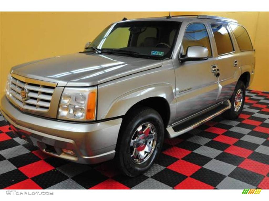 2003 Escalade AWD - Silver Sand / Shale photo #3