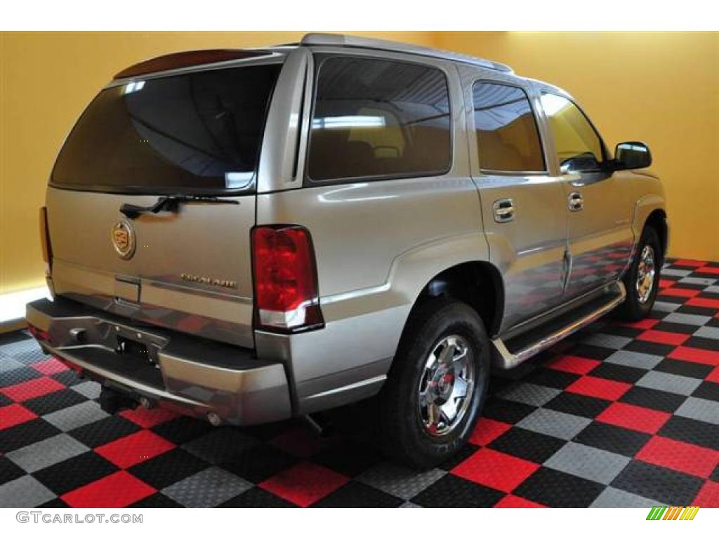 2003 Escalade AWD - Silver Sand / Shale photo #6